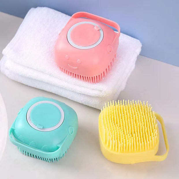 Soft Silicone Pet Shampoo Brush