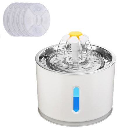 Automatic Cat Water Fountain with LED