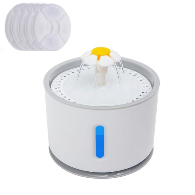 Automatic Cat Water Fountain with LED