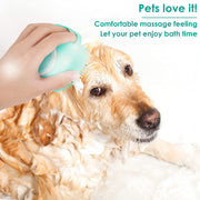 Soft Silicone Pet Shampoo Brush
