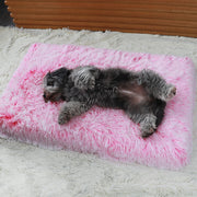 Long Plush Dog Bed